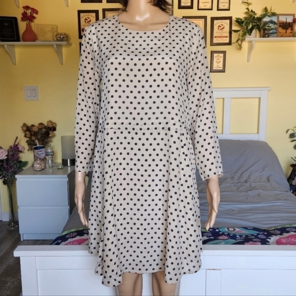 Madewell Silk Polka Dots Mini Dress - Picture 5 of 14